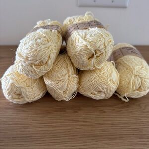 Florine Soft Yellow Yarn Bundle - 100% Cotton - NWOT